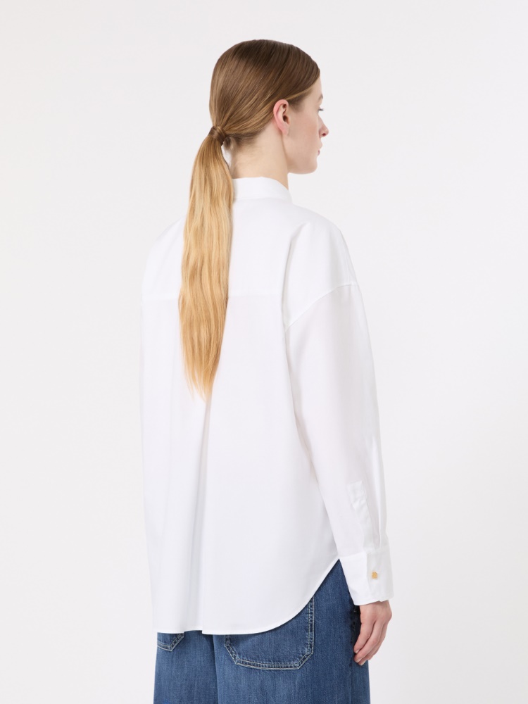 Cotton Oxford shirt - WHITE - 3