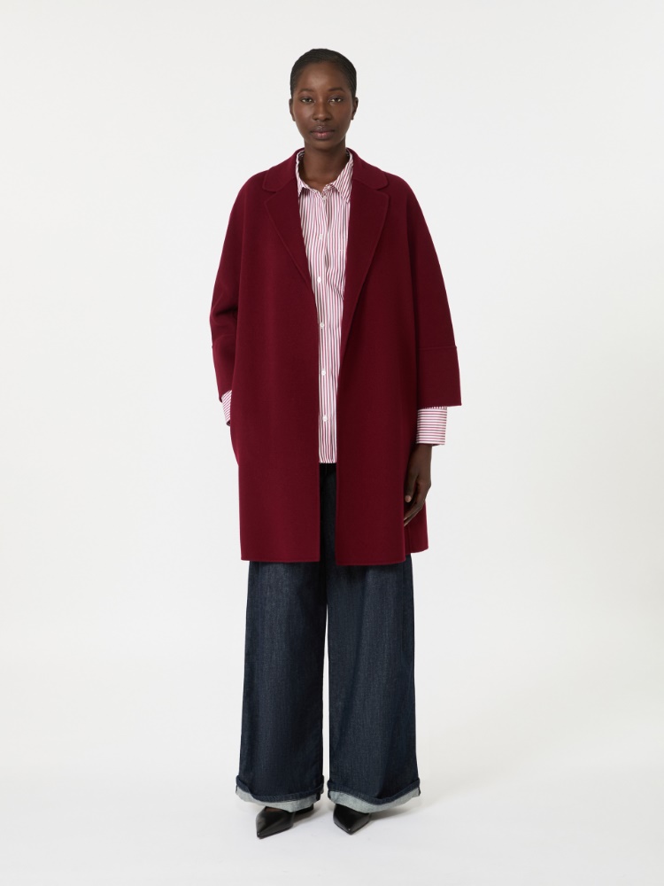 Classic cotton shirt - BORDEAUX - 1
