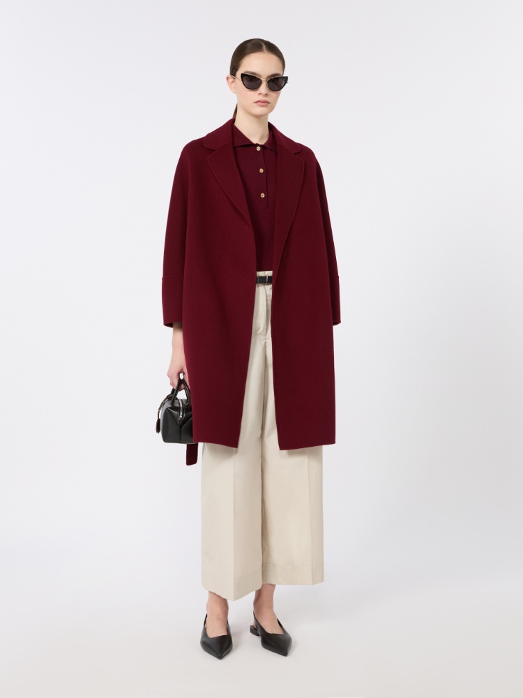 Cotton poplin trousers + BEIGE - Max Mara