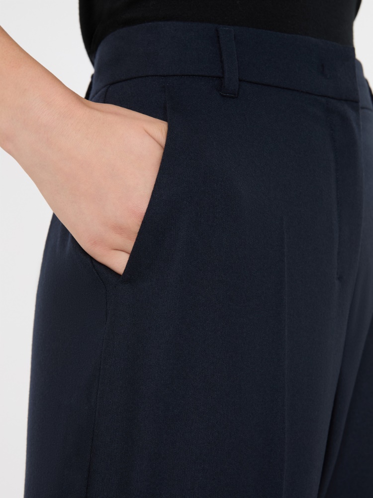 Regular-fit wool trousers - MIDNIGHTBLUE - Max Mara - 4