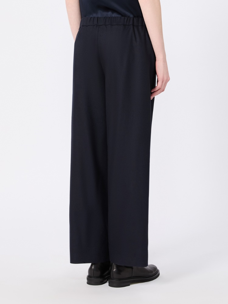 Stretch wool joggers - MIDNIGHTBLUE - Max Mara - 3