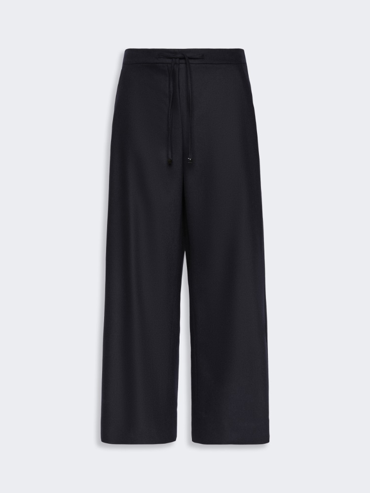 Stretch wool joggers - MIDNIGHTBLUE - Max Mara - 4