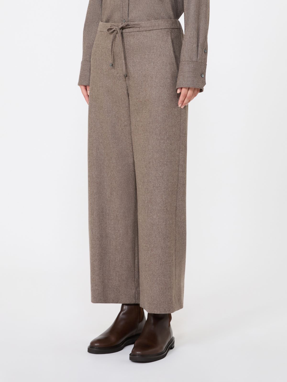 Stretch wool joggers - TURTLEDOVE - Max Mara - 2