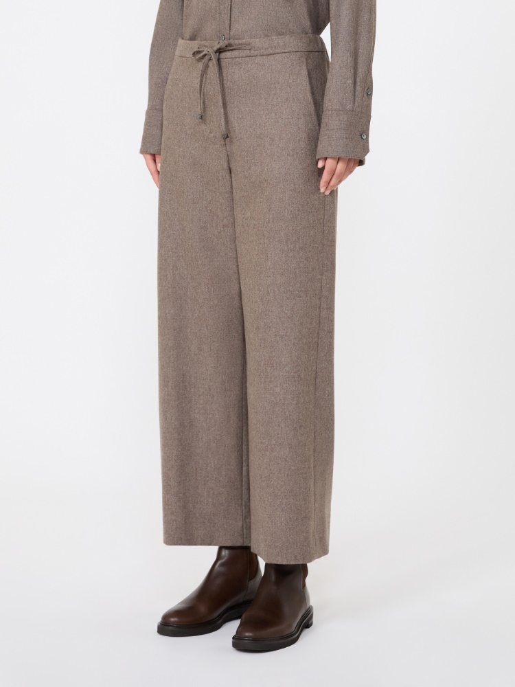 Stretch wool joggers - TURTLEDOVE - Max Mara - 2