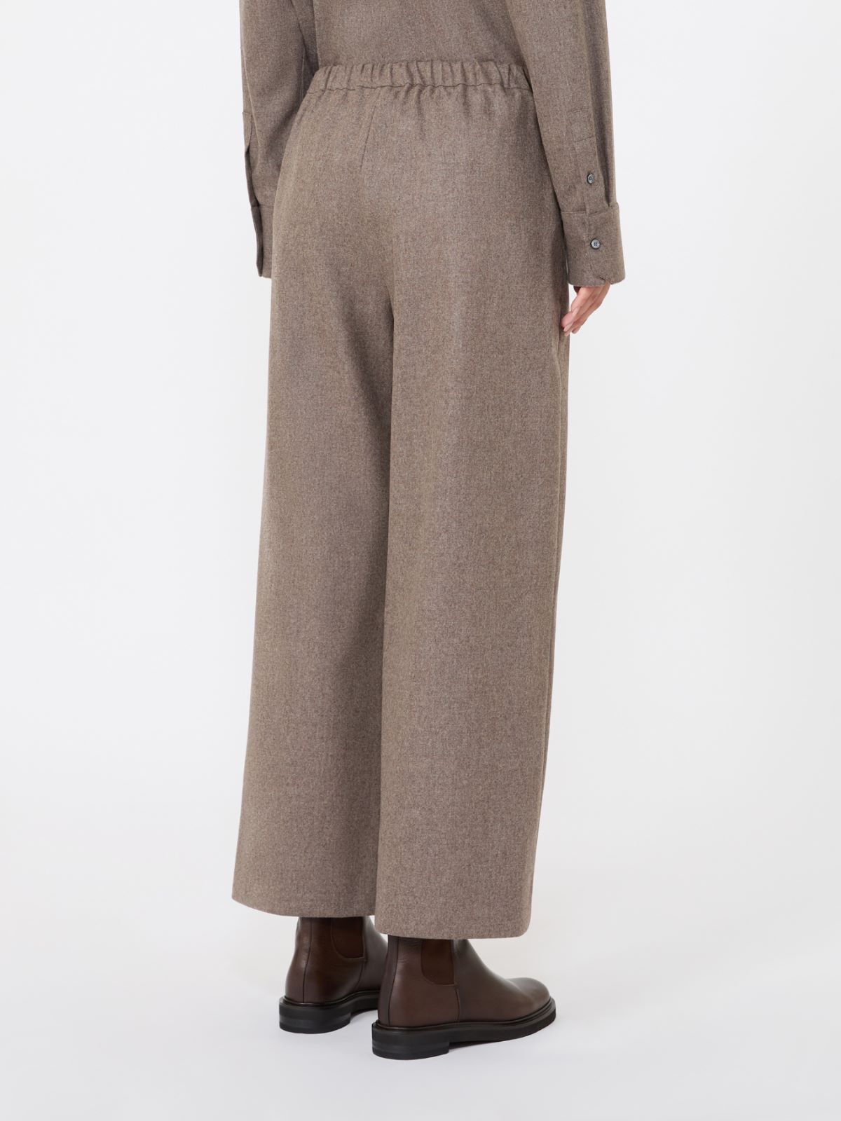 Stretch wool joggers - TURTLEDOVE - Max Mara - 3