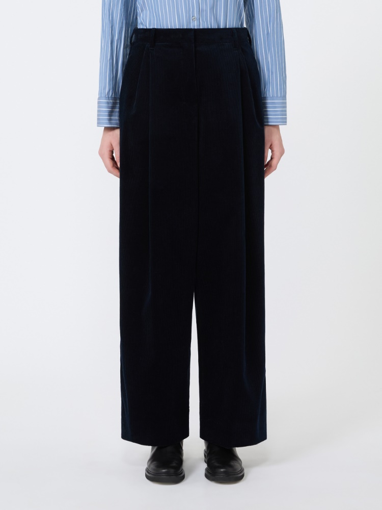 Corduroy trousers - MIDNIGHTBLUE - Max Mara - 2