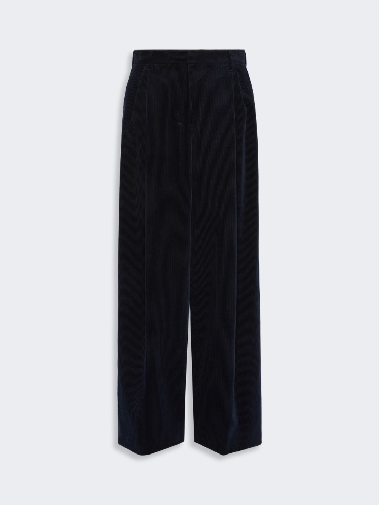 Corduroy trousers - MIDNIGHTBLUE - Max Mara - 4