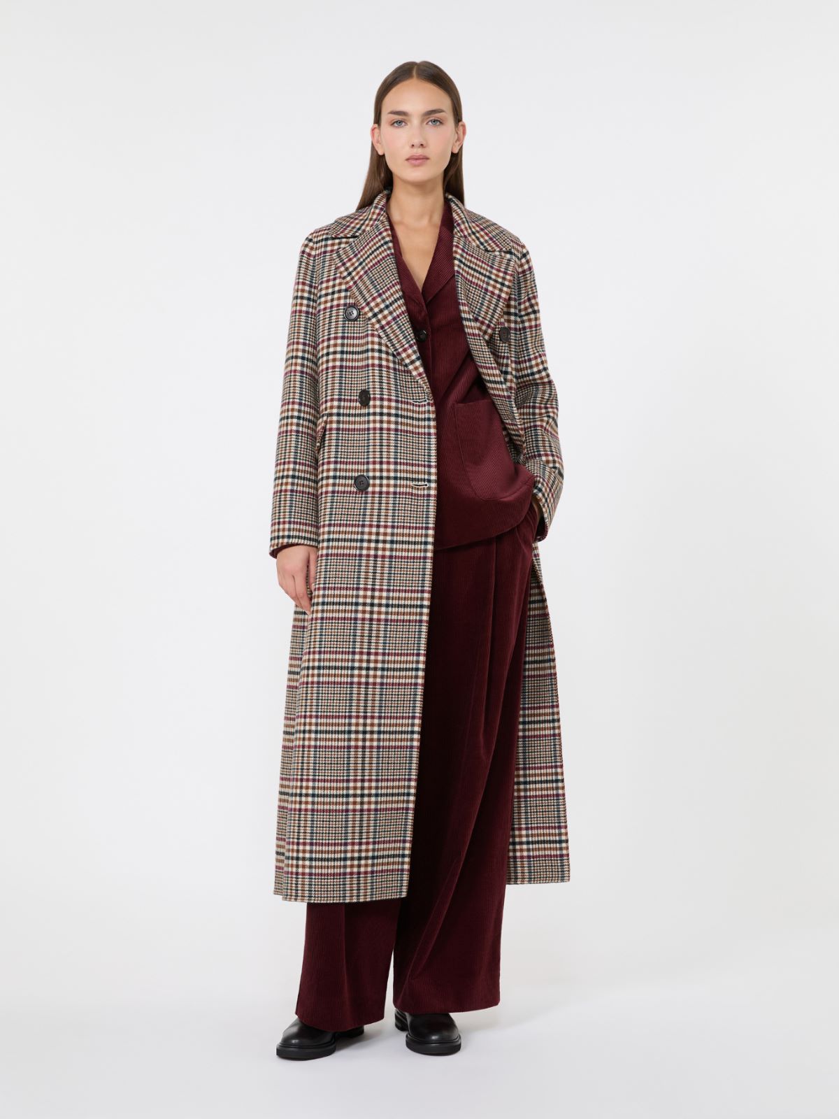 Corduroy trousers - BORDEAUX - Max Mara