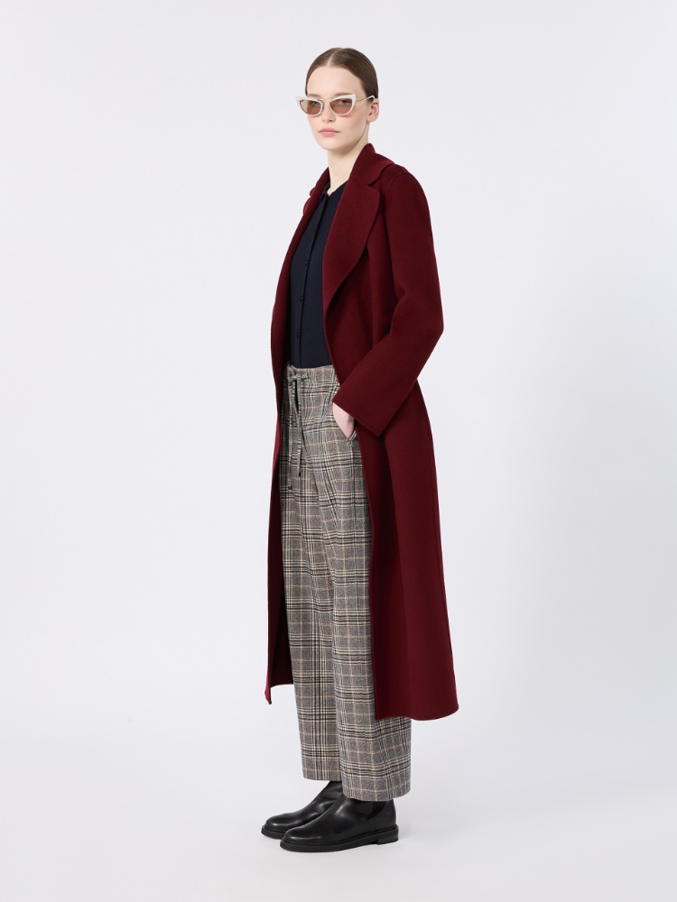 Chequered flannel joggers + ULTRAMARINE - Max Mara