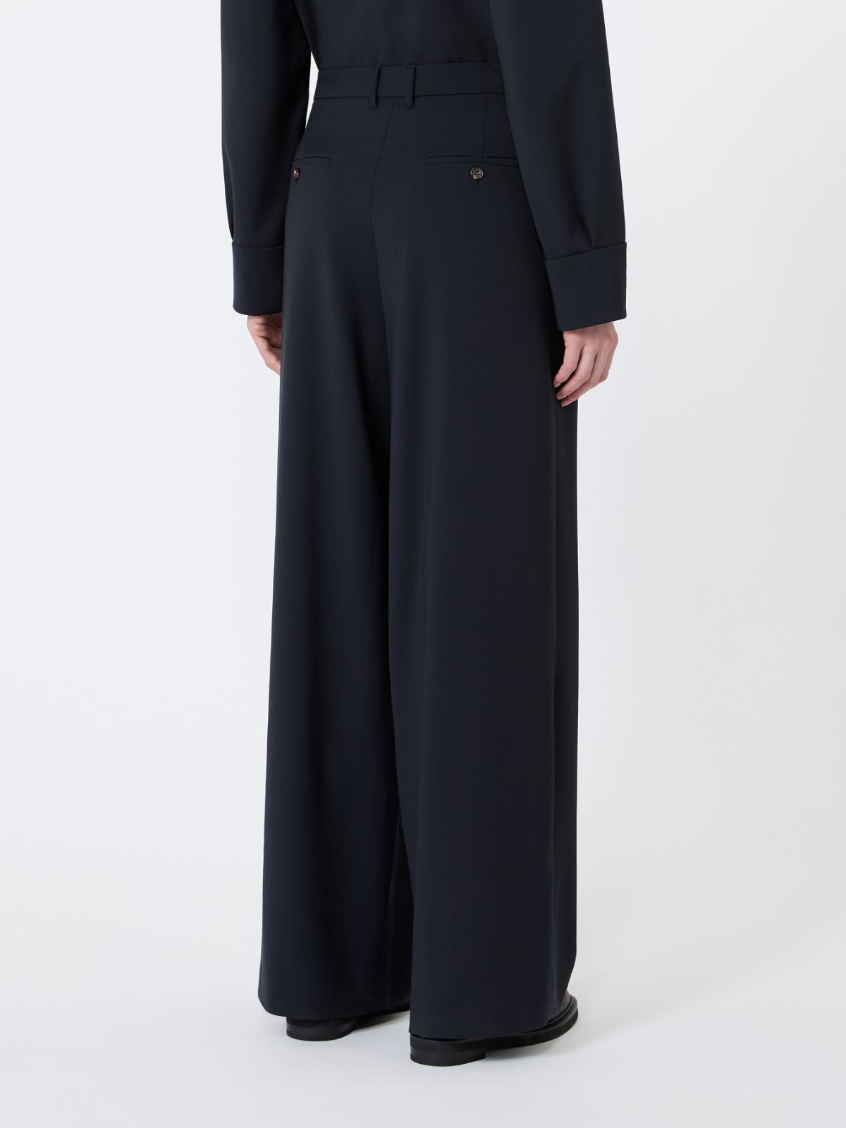 Woollen cloth trousers - ULTRAMARINE - Max Mara - 3