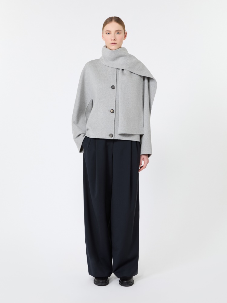 Woollen cloth trousers - ULTRAMARINE