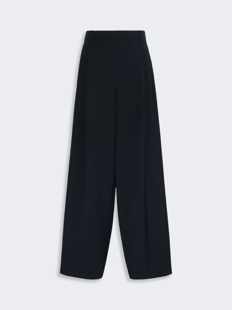 Woollen cloth trousers - ULTRAMARINE