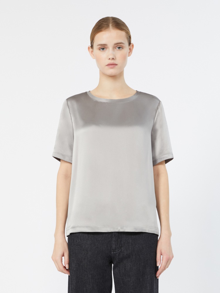레아 아세테이트 셔츠 - LIGHT GREY - Max Mara - 2