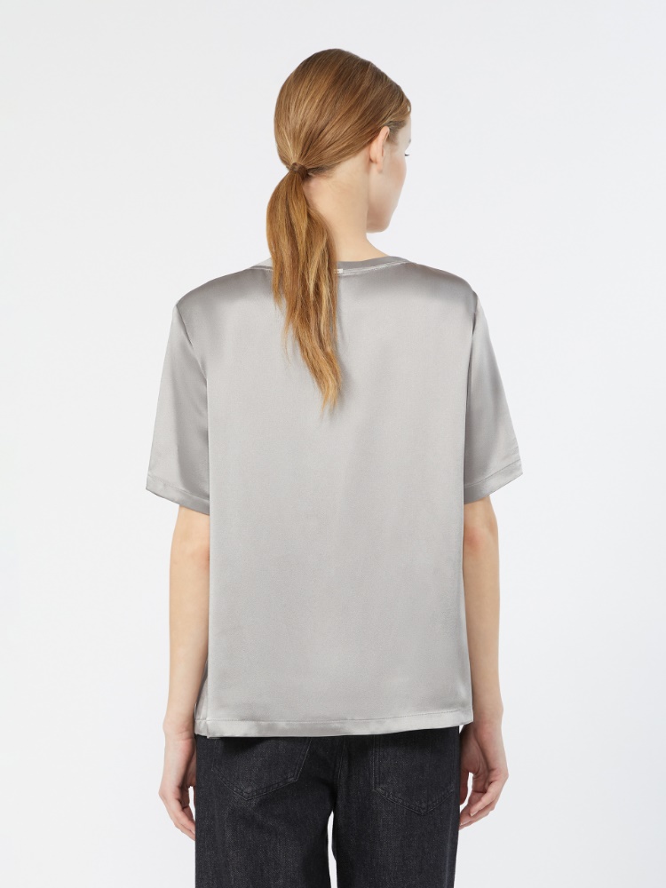 레아 아세테이트 셔츠 - LIGHT GREY - Max Mara - 3
