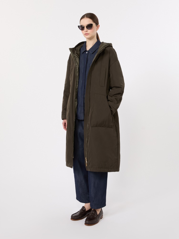 Barrel-Leg-Hose aus Baumwolldenim - NACHTBLAU