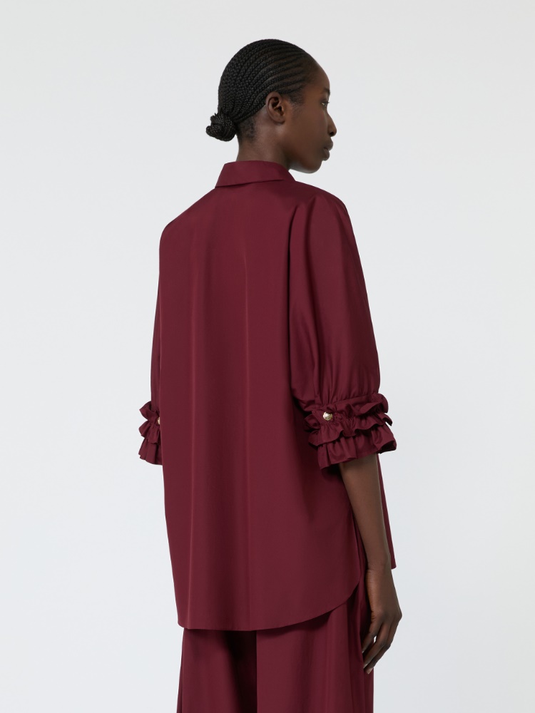 Cotton poplin shirt - RUBY - 3