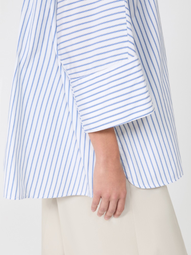 아베누에 코튼 셔츠 - LIGHT BLUE - Max Mara - 5