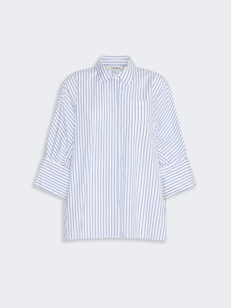 아베누에 코튼 셔츠 - LIGHT BLUE - Max Mara - 6