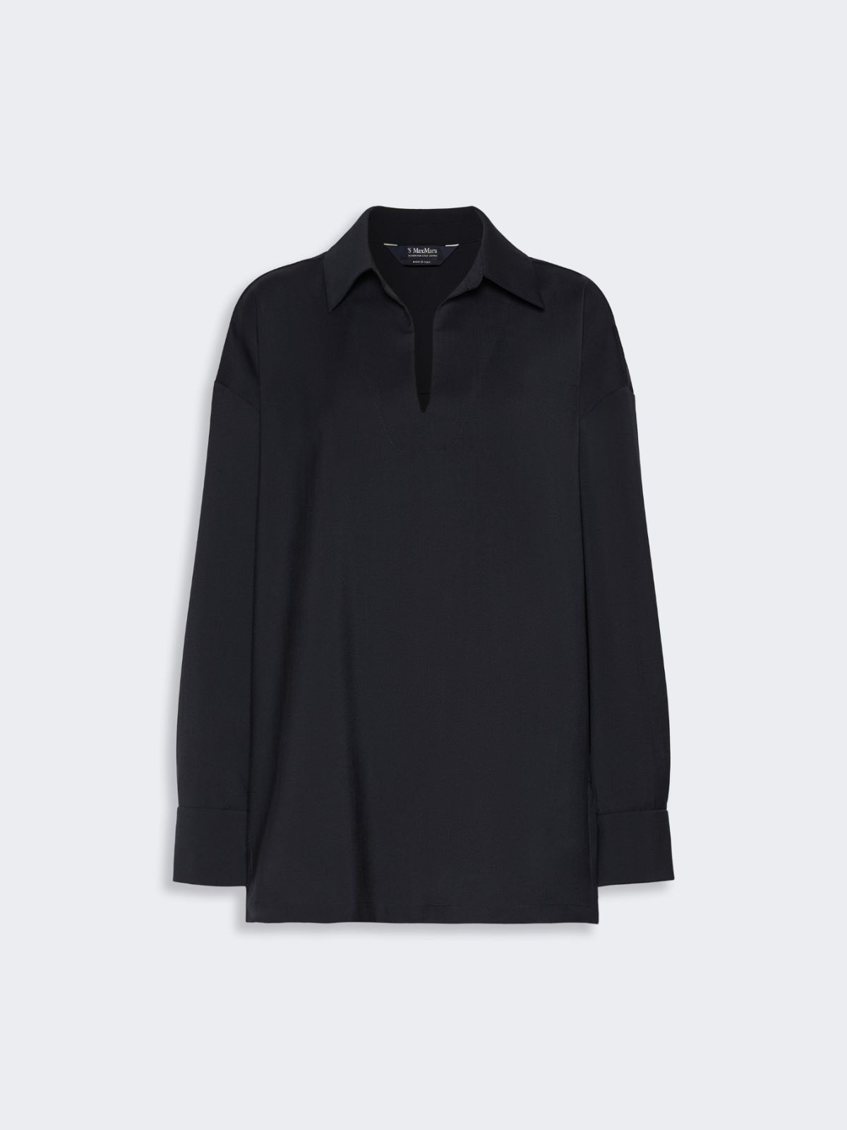 Pure woollen cloth blouse - ULTRAMARINE - Max Mara - 4