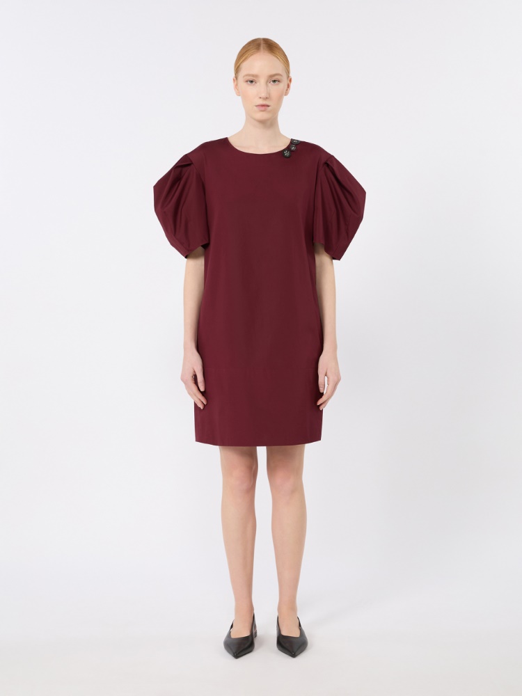 Cotton poplin short dress - RUBY - 2