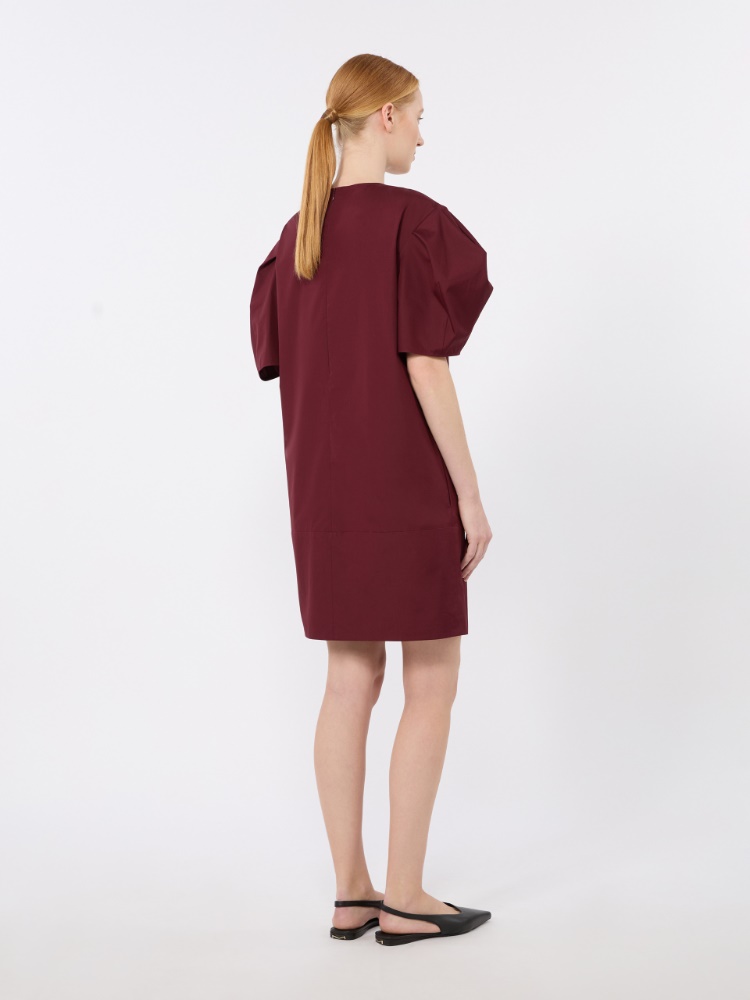Cotton poplin short dress - RUBY - 3