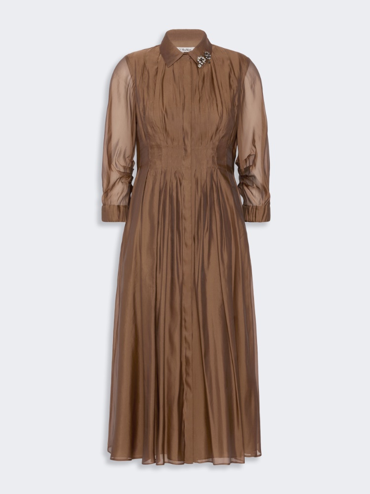 Robe-chemise en organza - MIEL