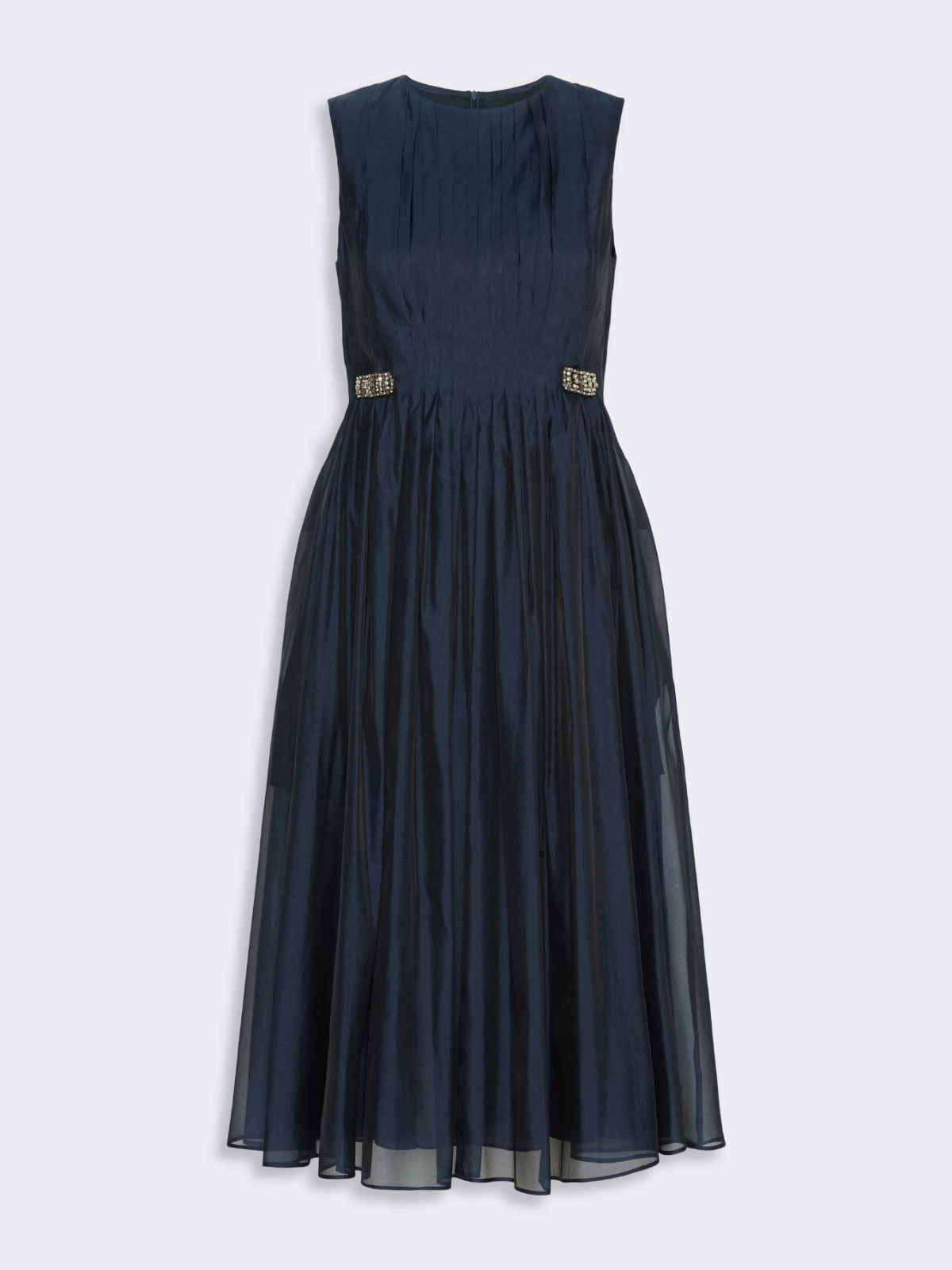 Fit-and-flare organza dress - ULTRAMARINE - Max Mara - 5