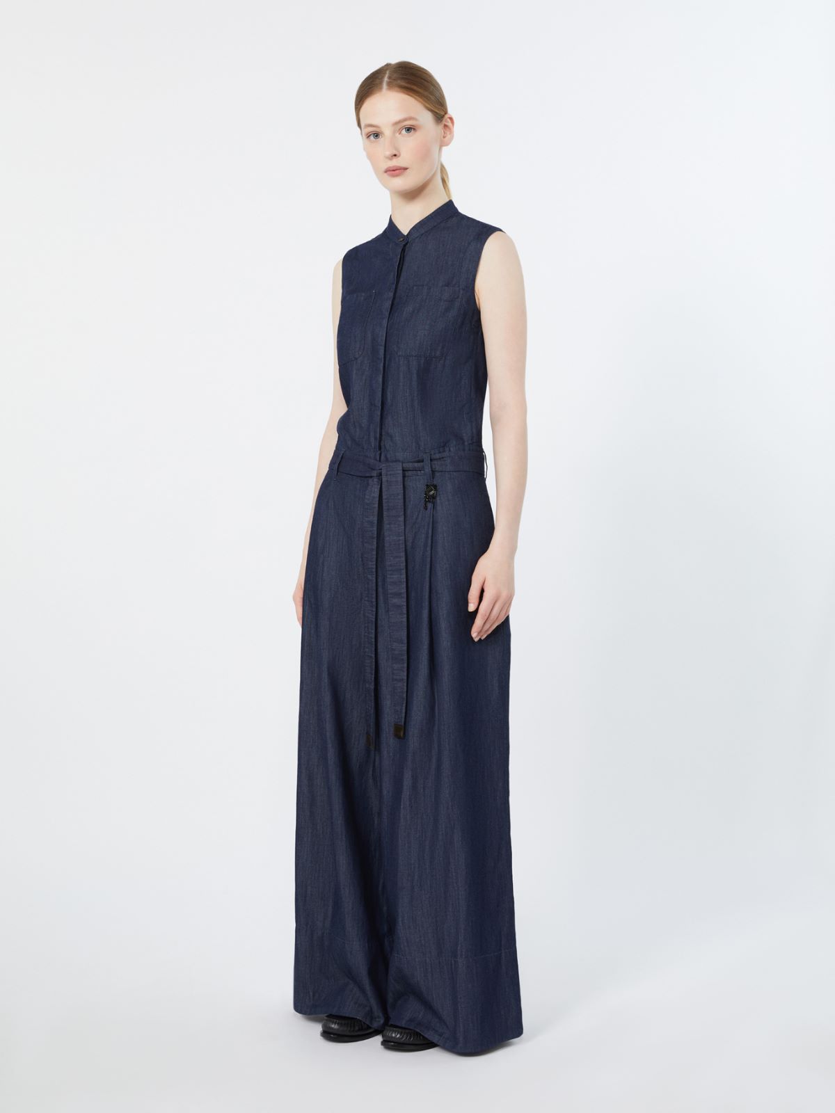 エンジェル] コットン デニム ジャンプスーツ, midnightblue | Max Mara