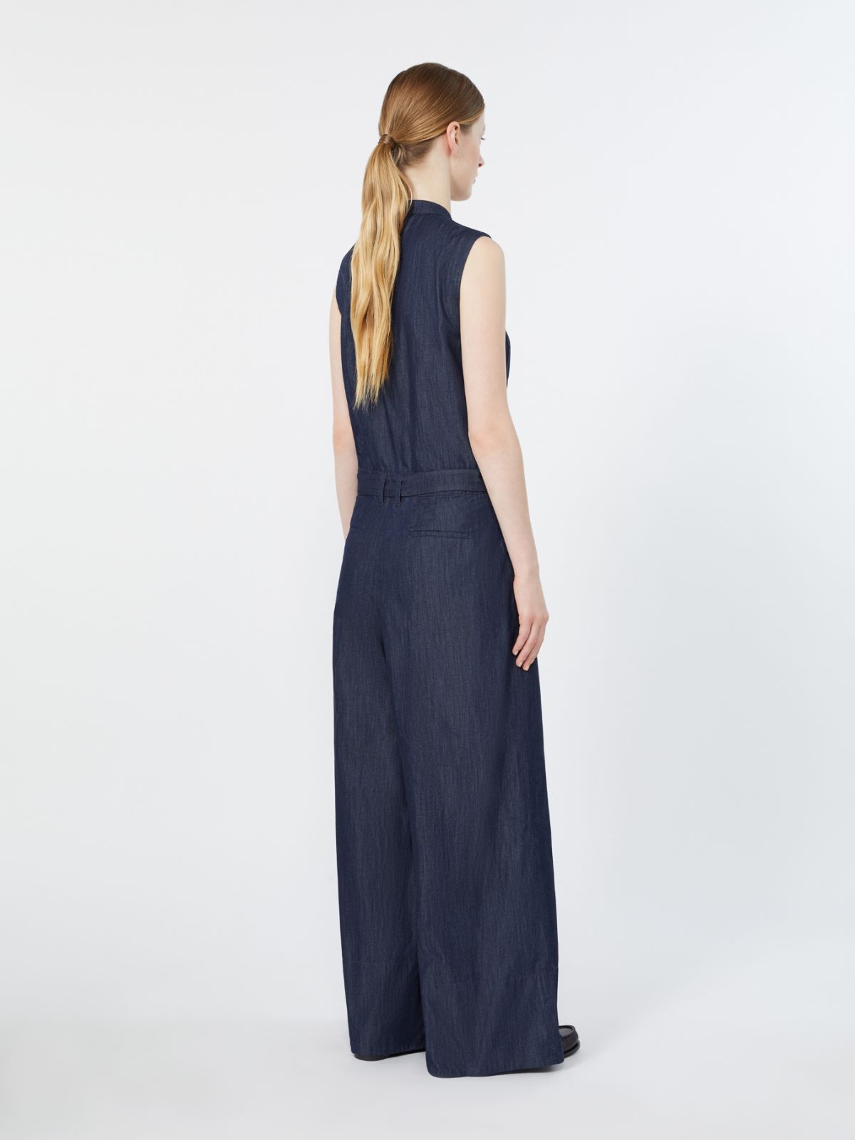 エンジェル] コットン デニム ジャンプスーツ, midnightblue | Max Mara