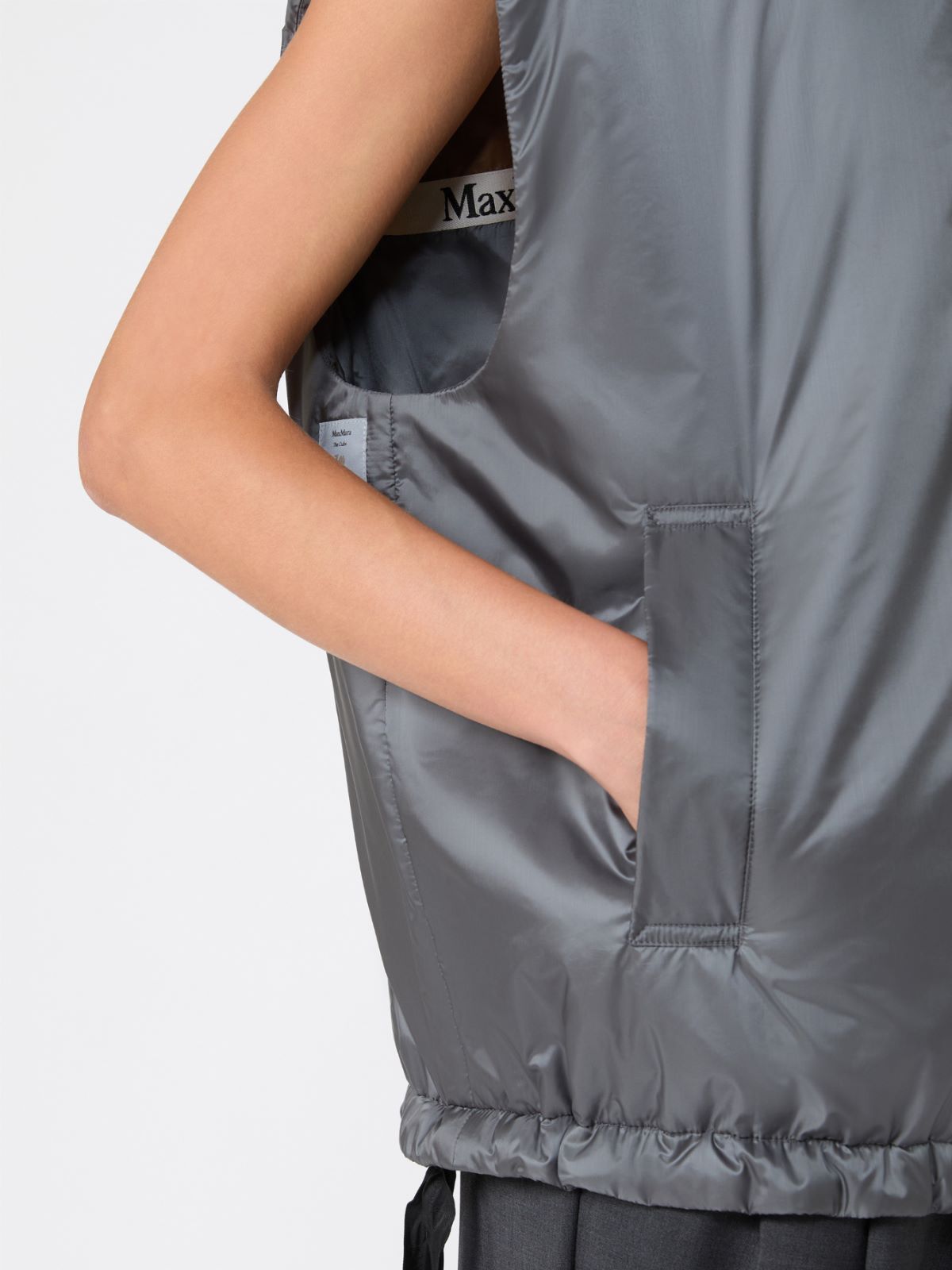 [アリーチェ] テクニカル キャンバス ジレ - MEDIUM GREY - Max Mara - 4