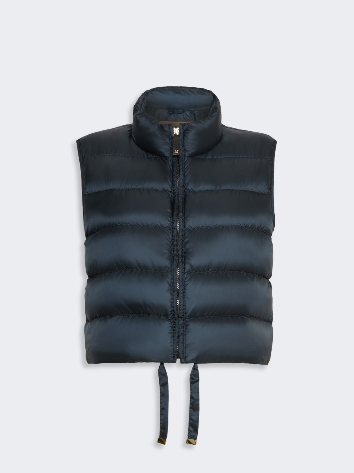 Water-repellent padded cropped gilet - MIDNIGHTBLUE - Max Mara - 6