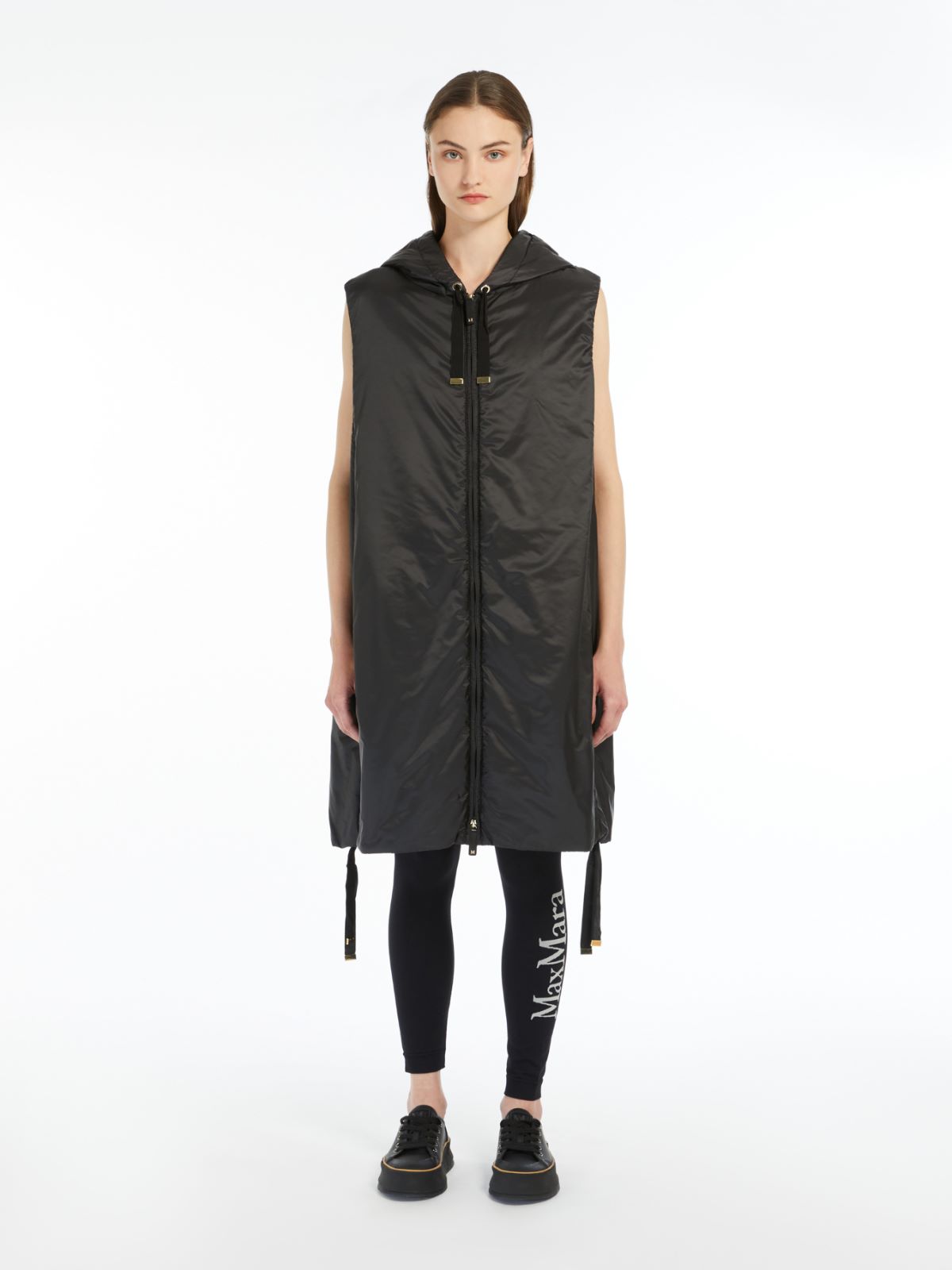 Water-repellent canvas gilet - BLACK - 2