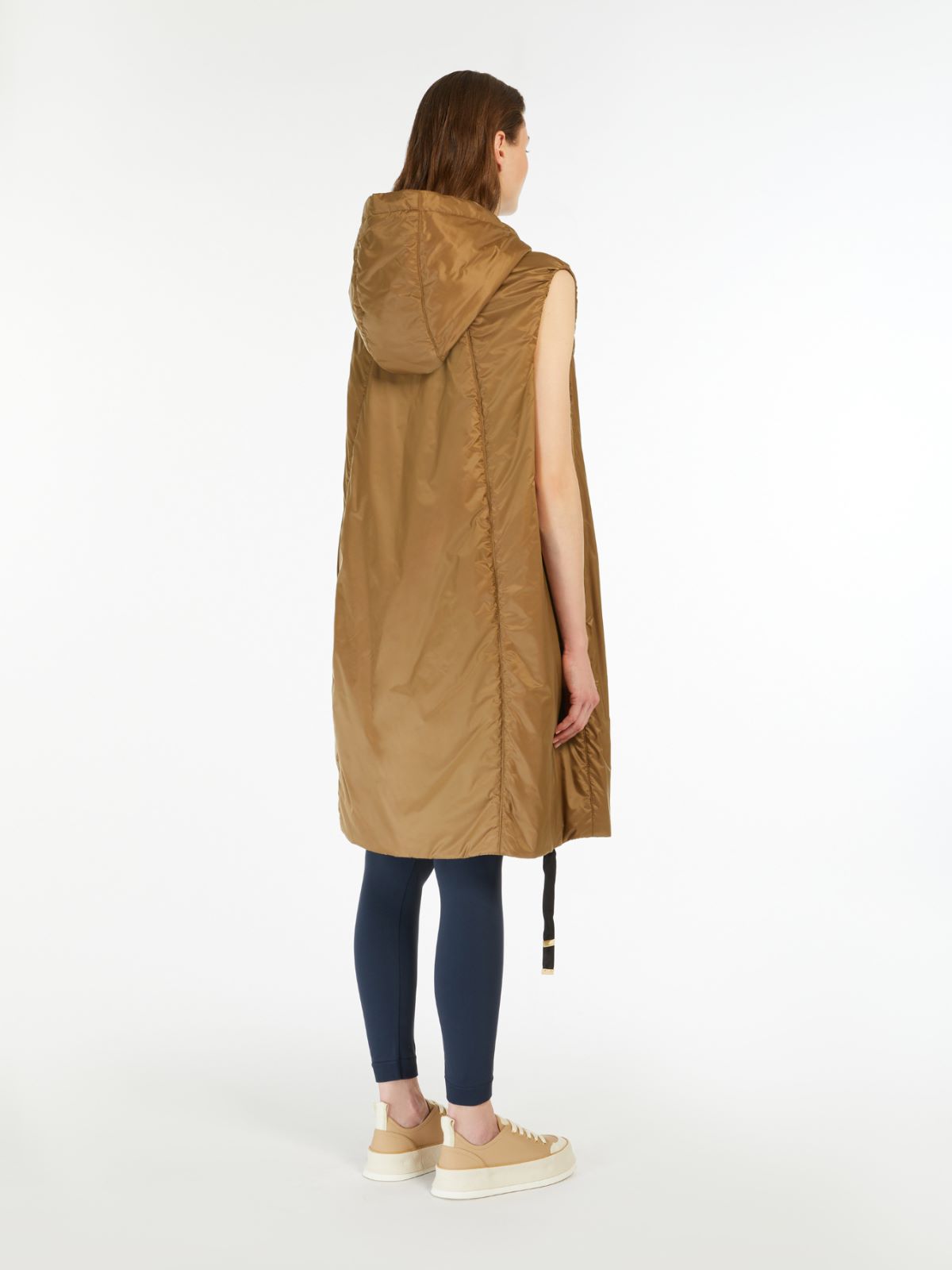 Water-repellent canvas gilet - CARAMEL - 3