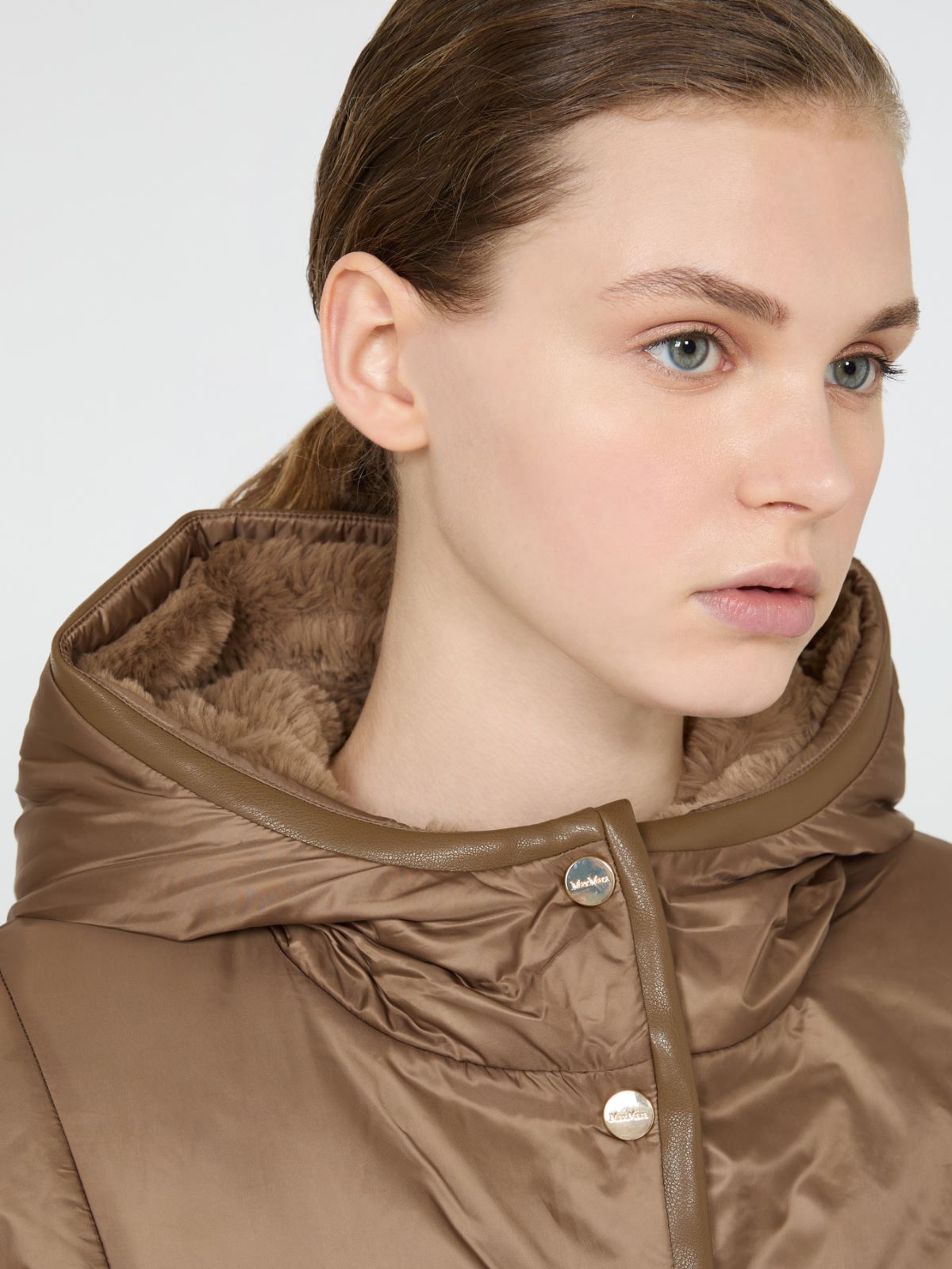 [フェリックス] リバーシブル エコファー ショート ジレ - MUD - Max Mara - 4