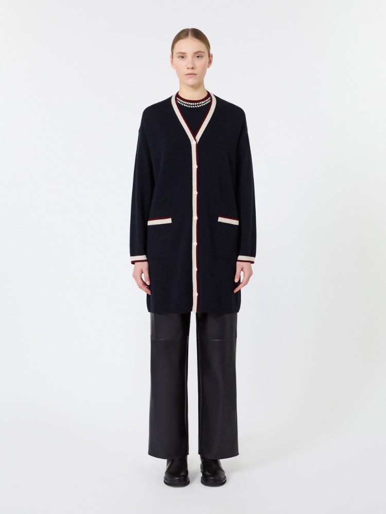 Long wool yarn cardigan - ULTRAMARINE - Max Mara - 2