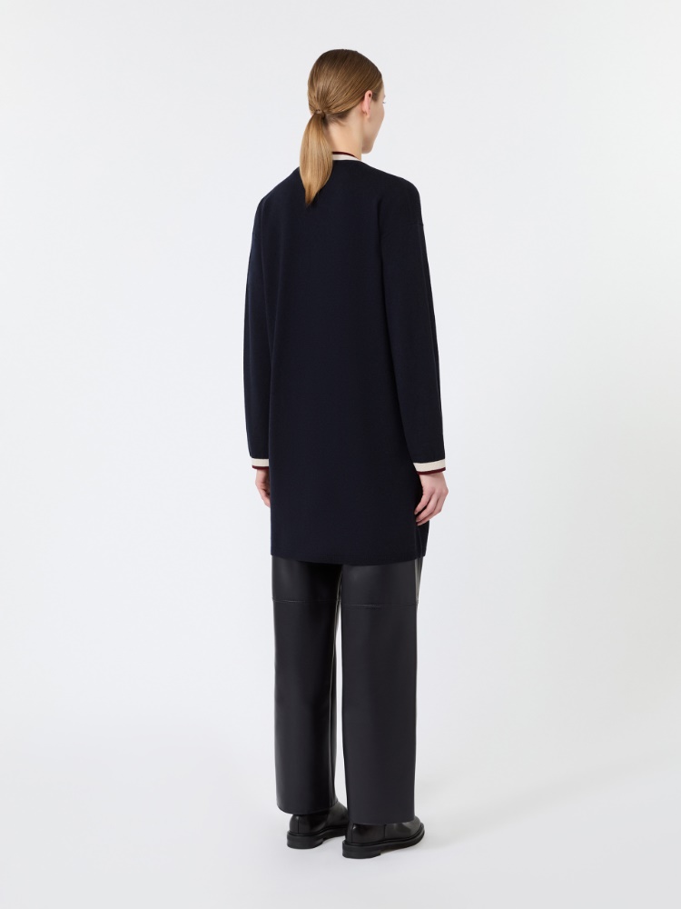 Long wool yarn cardigan - ULTRAMARINE - Max Mara - 3