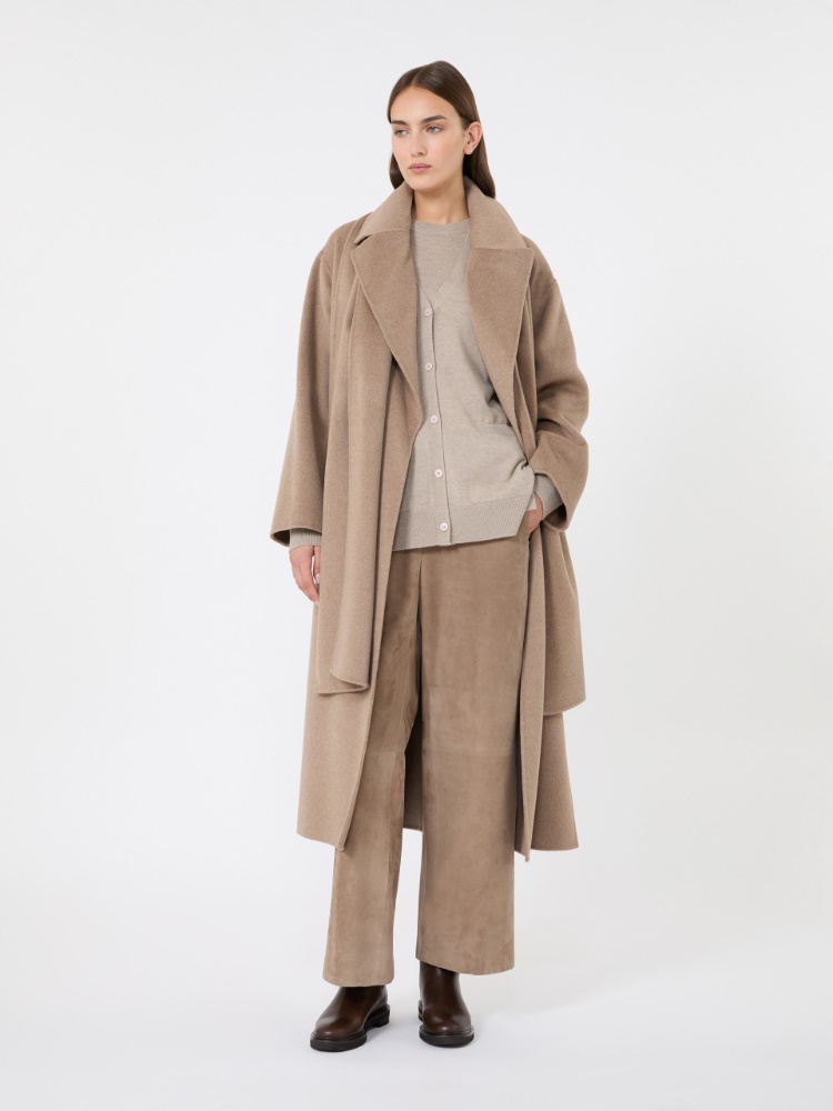 Wool yarn cardigan + BEIGE - Max Mara