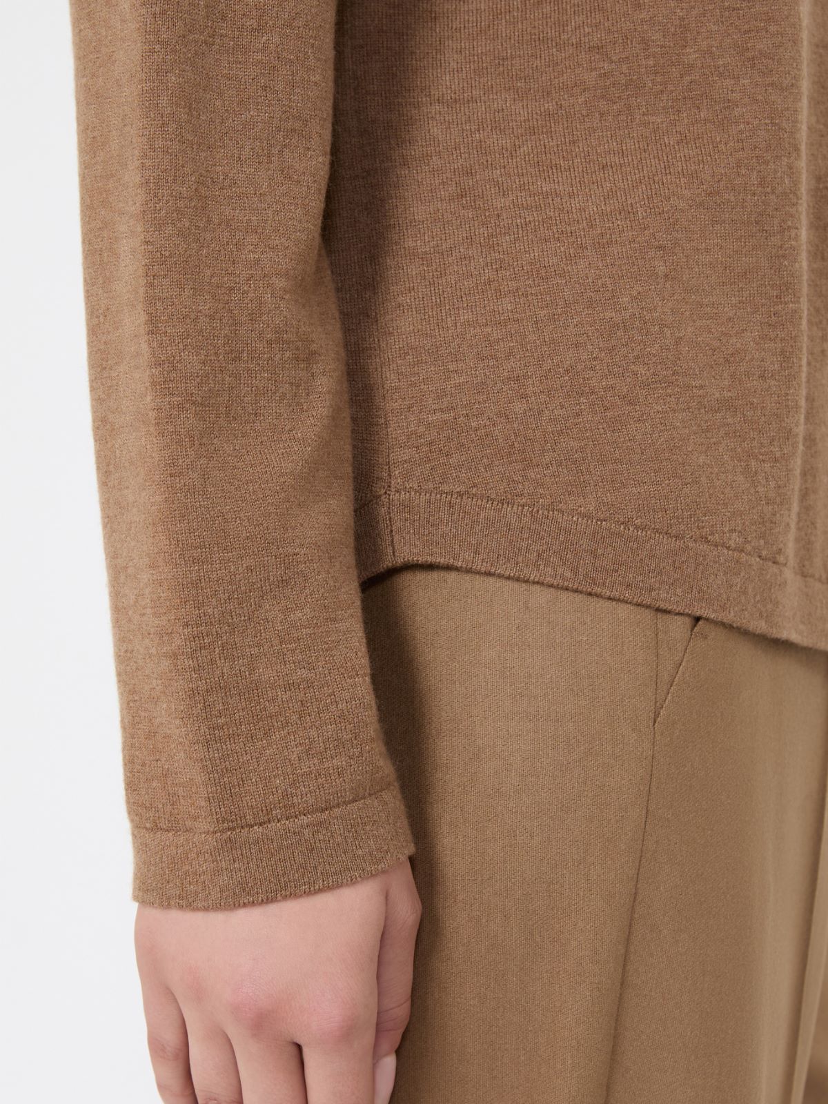 Wool yarn cardigan - CAMEL - Max Mara - 5
