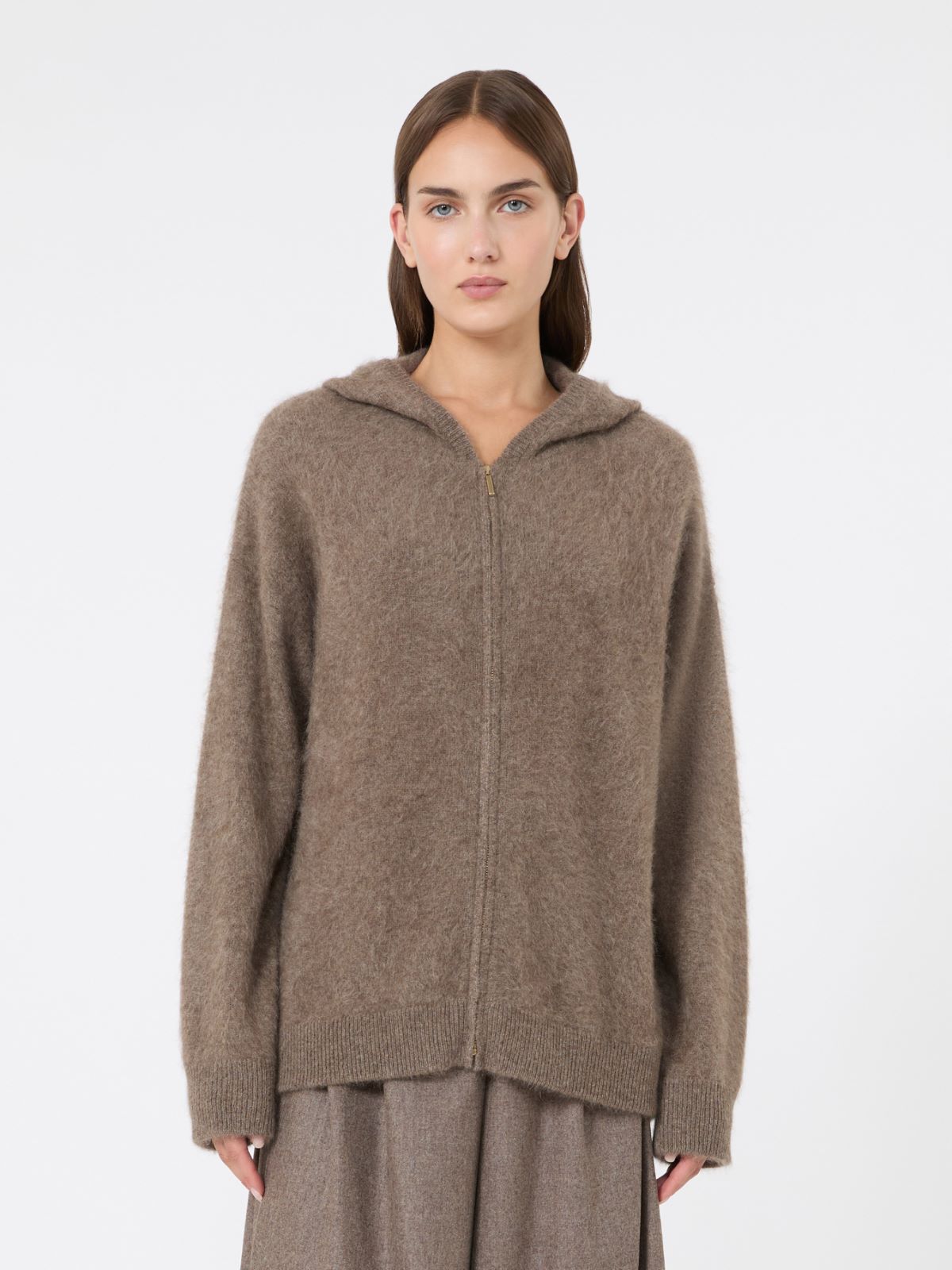 Brushed yak yarn cardigan - BEIGE - Max Mara - 2