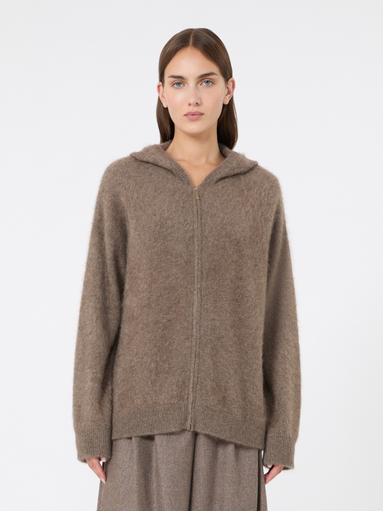 Brushed yak yarn cardigan - BEIGE - Max Mara - 2