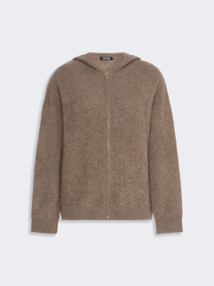 Brushed yak yarn cardigan - BEIGE - Max Mara - 5