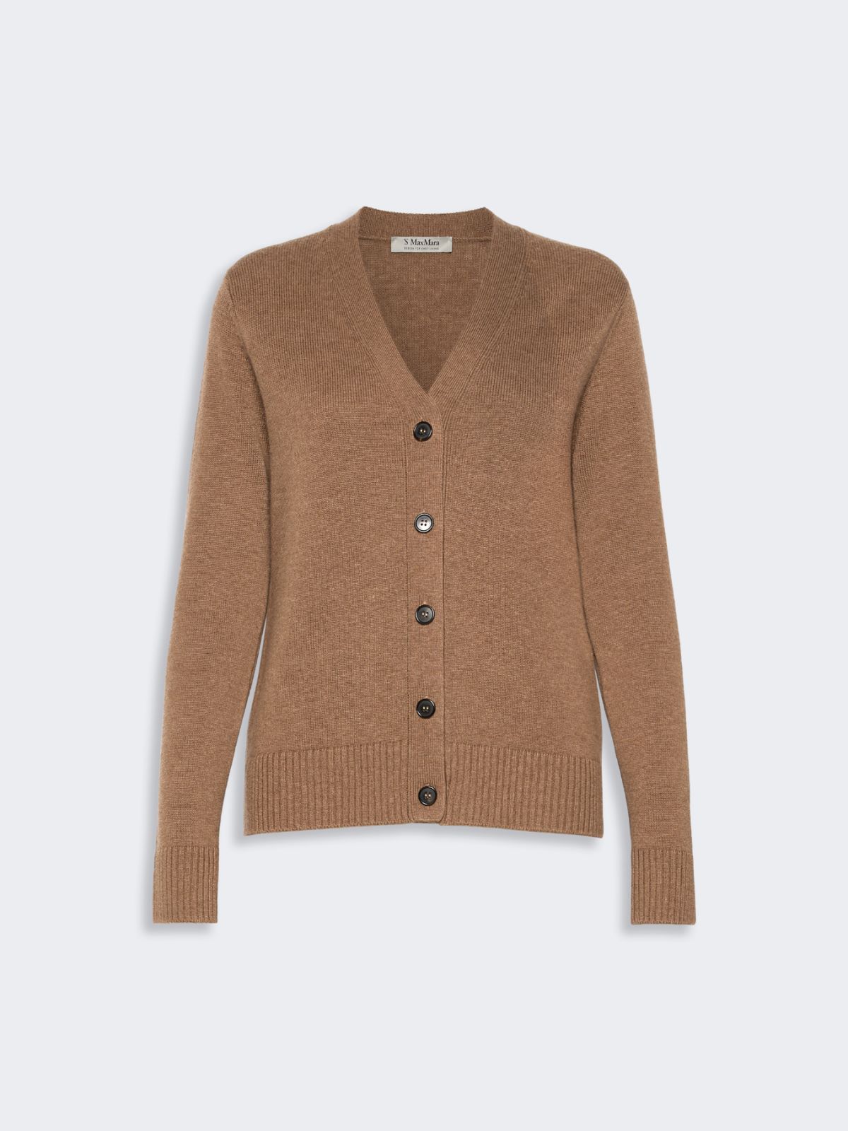 Mannish wool yarn cardigan - CAMEL - Max Mara - 6