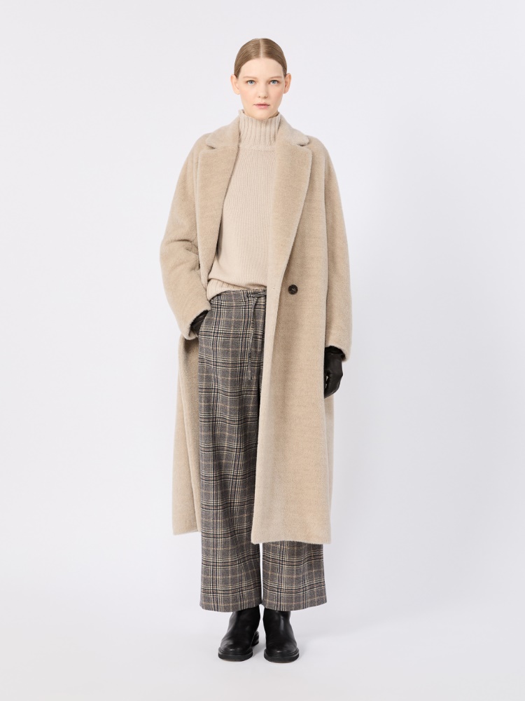 Wool and cashmere yarn polo-neck sweater - ALBINO