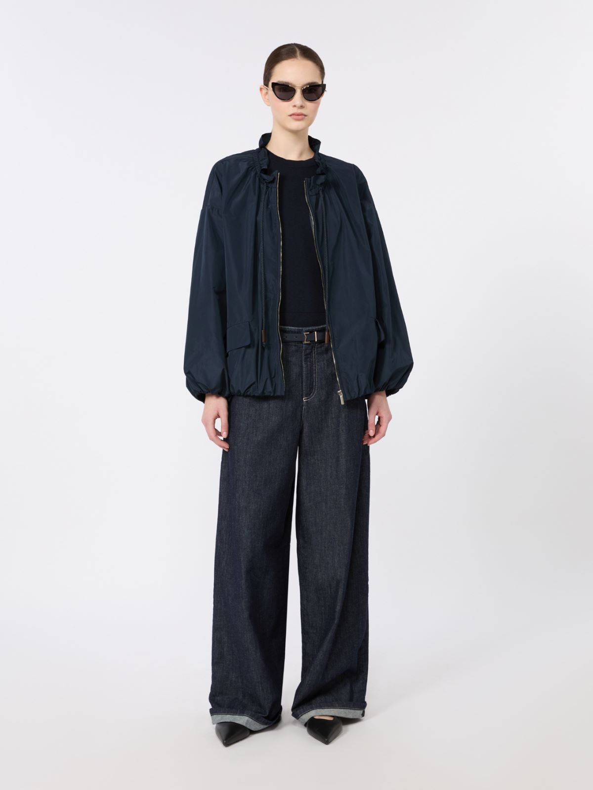 Cashmere, cotton and silk yarn jumper + ULTRAMARINE - Max Mara