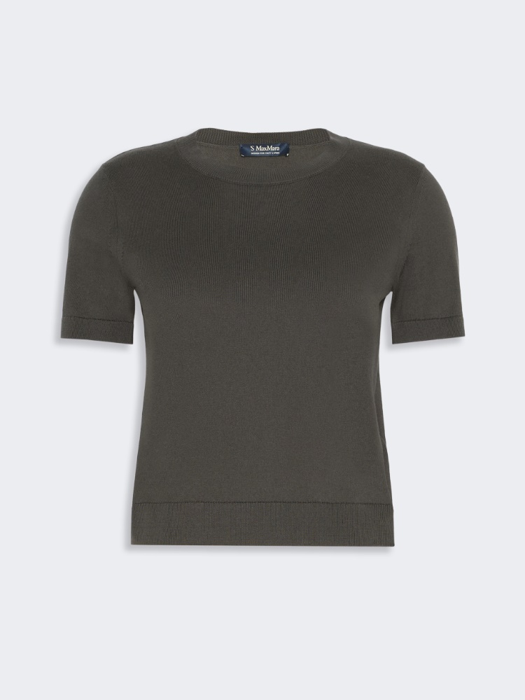 [ジュリエッタ] コットン シルク カシミヤ ニット - MEDIUM GREY - Max Mara - 4