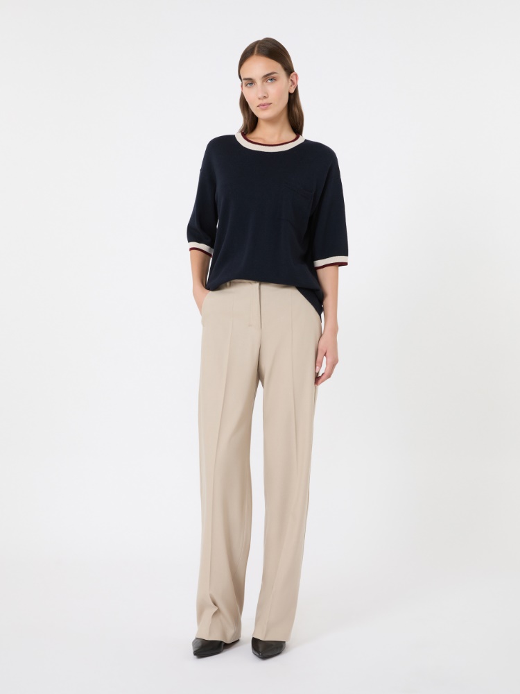 Wool yarn pocket sweater - ULTRAMARINE - Max Mara