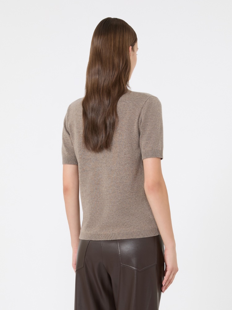 Regular wool and cashmere sweater - NATURAL - Max Mara - 3