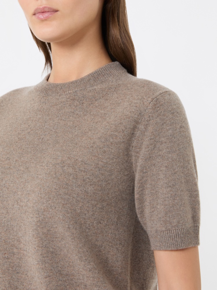 Regular wool and cashmere sweater - NATURAL - Max Mara - 4