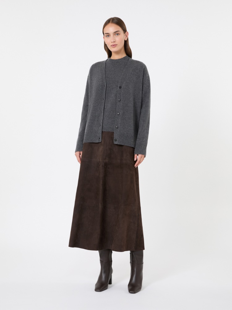 Regular wool and cashmere sweater - MEDIUM GREY