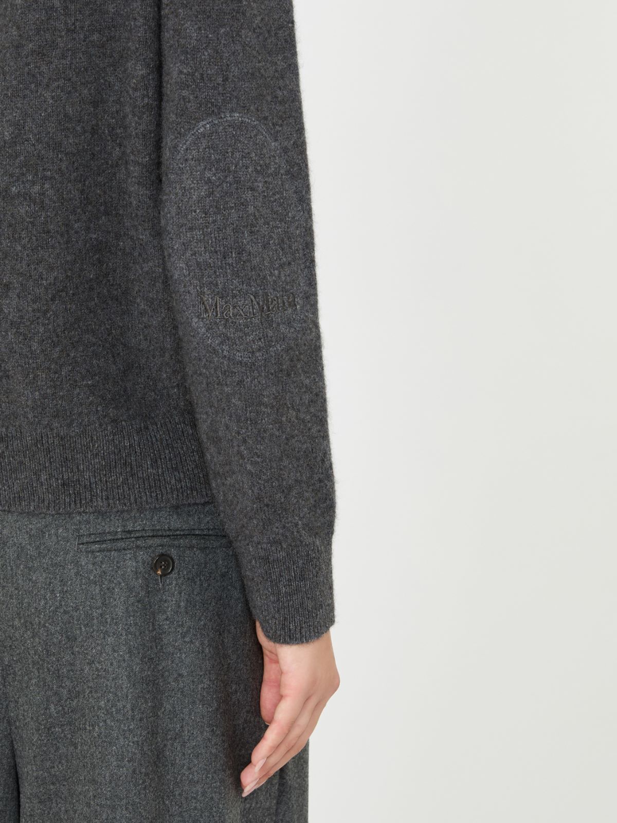 Yak yarn crew-neck sweater - MEDIUM GREY - Max Mara - 4